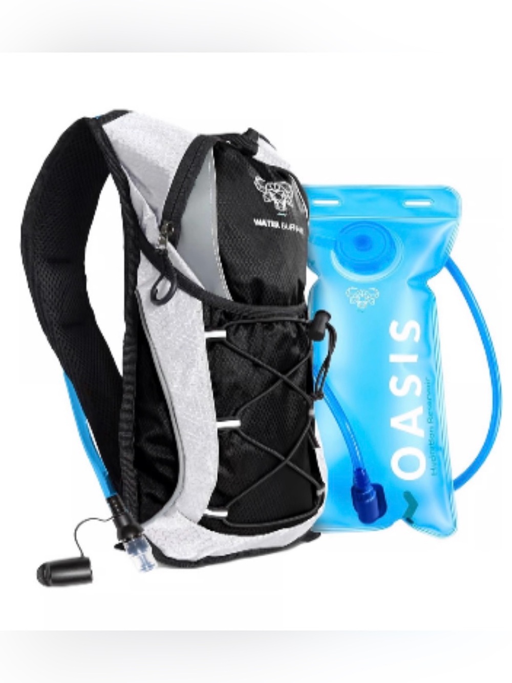 Water Buffalo Hydration Pack - Black & White
